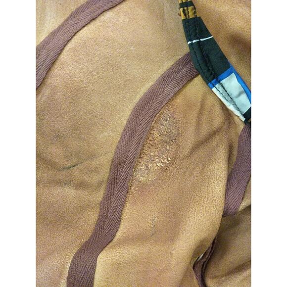 Men’s Medium Gilded Age NYC Brown Leather 4 Pocket Writer Style Jacket - Picture 7 of 7